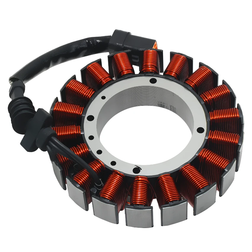 OEM:30017-07 할리 데이비슨 FLSTF 1584 Fat Boy FXST 1584 Softail 오토바이 액세서리 용 마그네토 발전기 고정자 코일