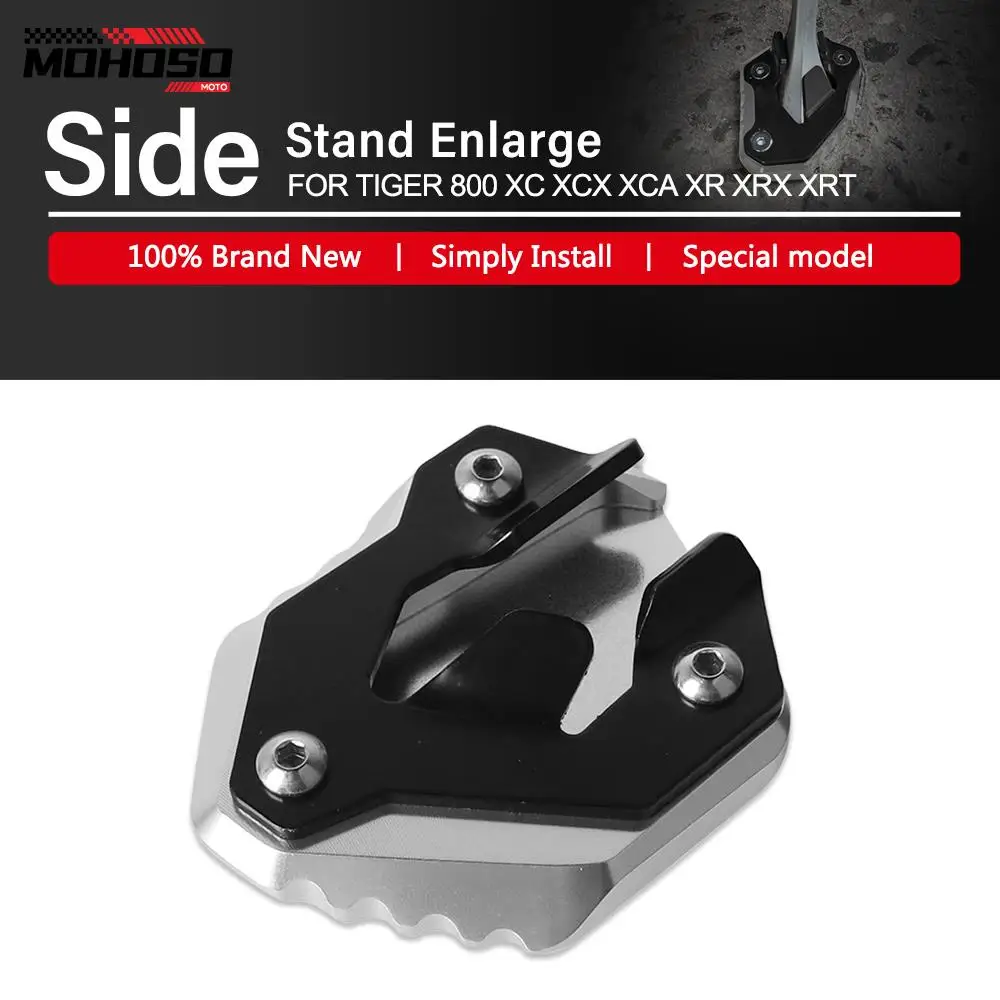

Kickstand Support Plate For Tiger 800 XC 2010-2014 800 XCx XCa XR XRx XRt 2015-2023 2022 2021 CNC Extension Side Stand Plate Pad