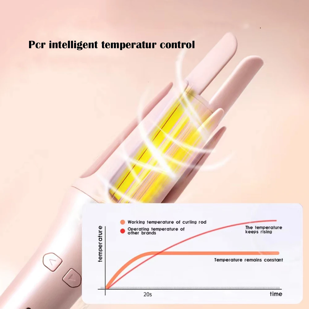 Automatic Electric Rotating Hair Curling Iron Hair Styling Tool_voghion.com