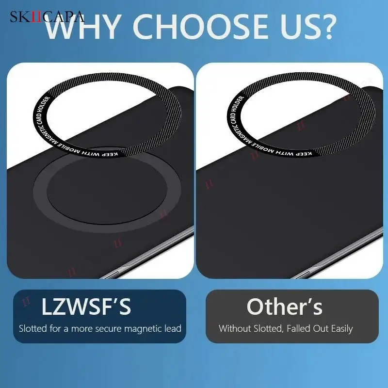 Magnetic Frameless Case with MagSafe-Compatible Wireless Charging