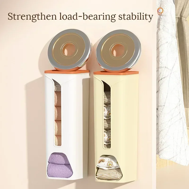 2PCS Wall-Mounted Underwear Storage Box Closet Hanging Underwear Panties Bag Organizer Dispenser Socks Garbage Holder Home 3