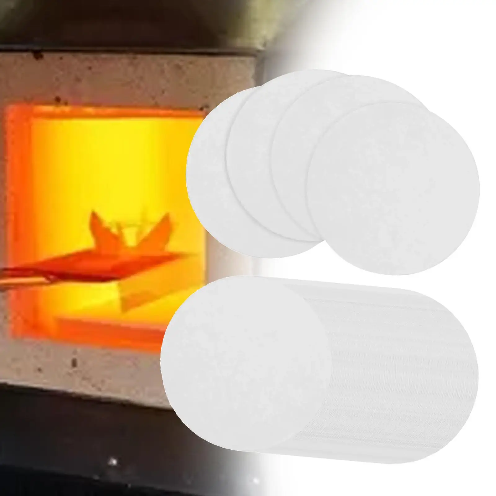 Microwave Kiln Papers DIY Fusing Glass Jewelry for DIY Craft Project Stove Fireplace Glass Art Supplies Pottery Ceramics