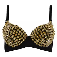 Newest Sexy Lingerie Sexy Women's Rhinestone Cover Bra Top Gold/Silver Plunge Wire Free Bralete Fashion Sequined Cover top - Image 4