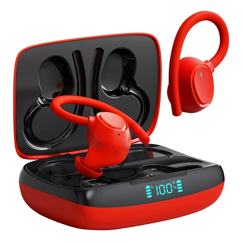 

Беспроводные наушники HTHL, Bluetooth 5,1, спортивные беспроводные Bluetooth наушники-вкладыши с шумоподавлением, наушники для бега, тренажерного зала