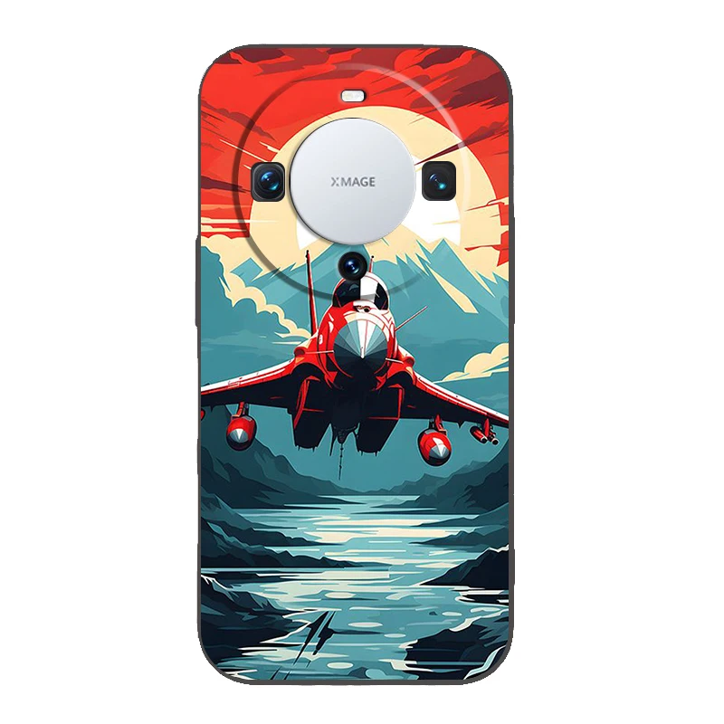 Sky Jet Fighter Silicone Phone Case Cover - Durable Protective Design