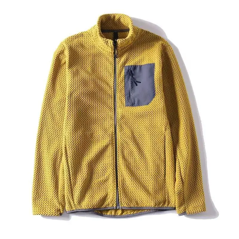 Veste polaire pêche montagne homme - Col montant outdoor - Vêtement randonnée escalade chasse