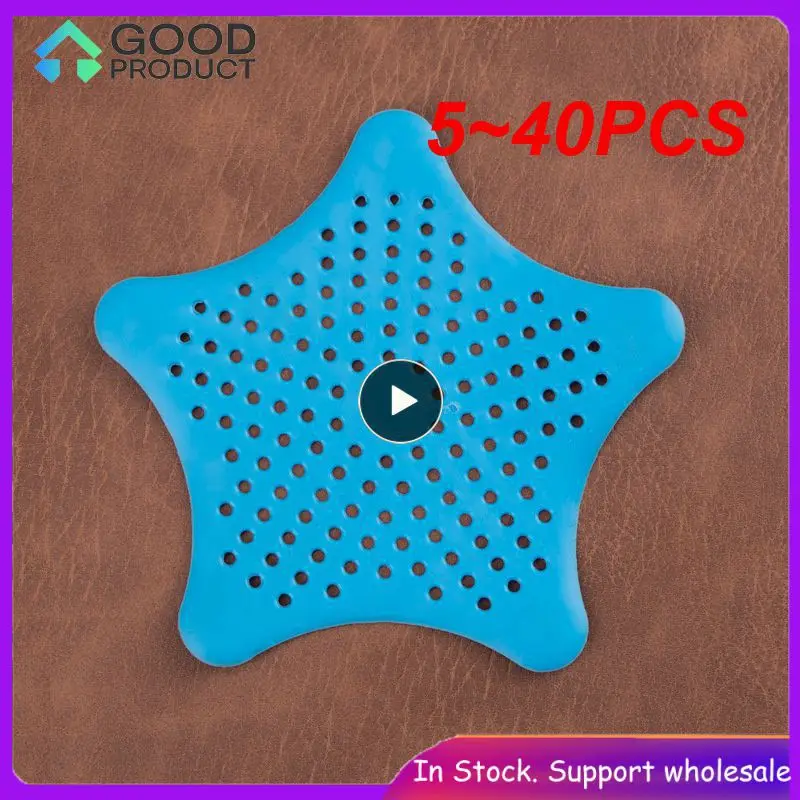 

5~40PCS Kitchen Bathtub Sink Filter Drain Pipe Extension Plug Shower Sink Filter Drain Plug Kitchen Bathroom Accessories