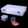 45 Grid Plastic Bead Storage Case  Transparent Organizer for Nail Art Jewelry Crafts Diamond Painting Portable Accessory Box wit 1