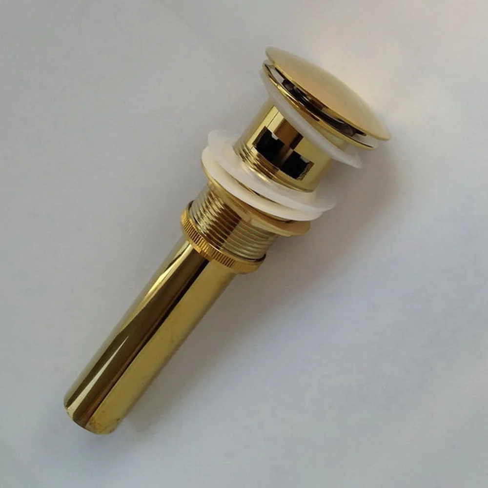 

Bathroom Basin Faucet Sink Pop Up Drain Overflow Gold Brass bathroom parts faucet accessories Brand New Nsd039