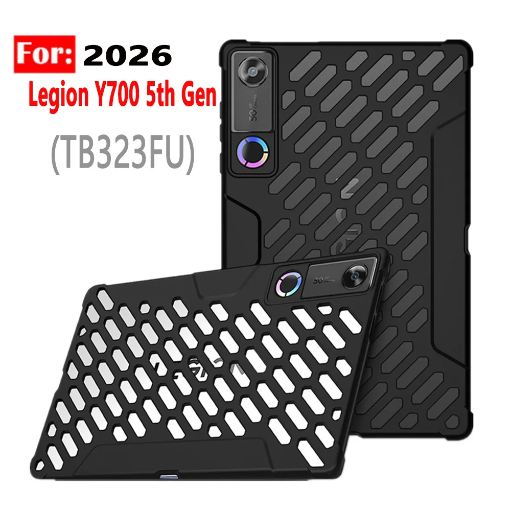 Enhanced Anti-Drop TPU Tablet Case with Heat Grid Back