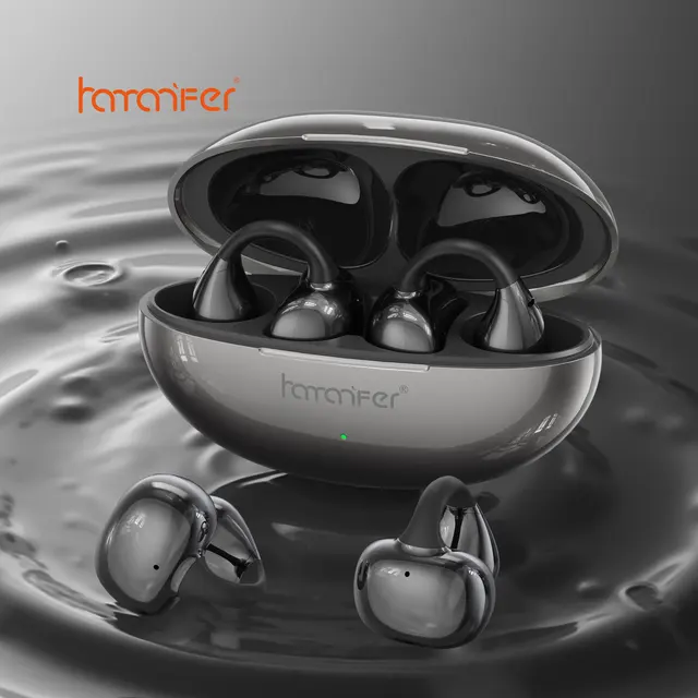 HAMANFER HM11 Clip On Wireless Earphones Noise Cancelling HAMANFER HM11 Clip On Wireless Earphones Noise Cancelling