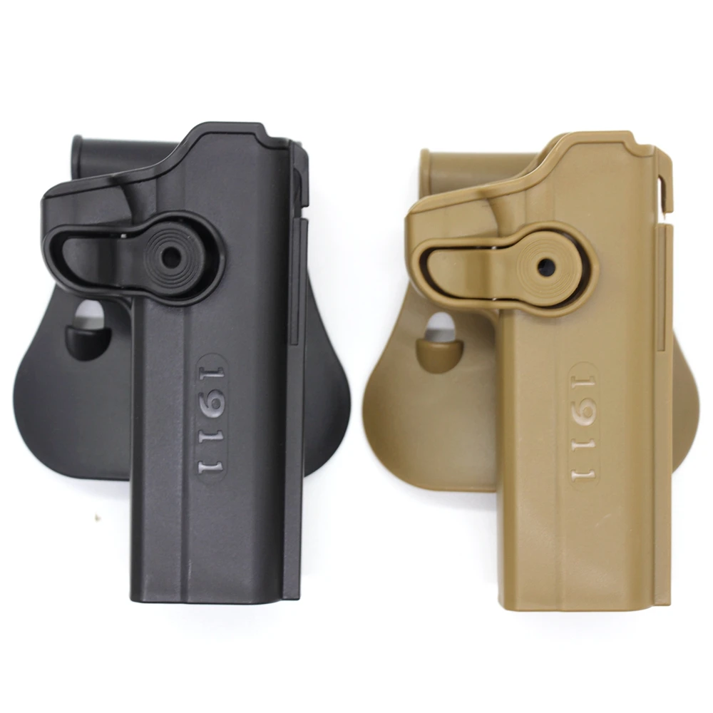 Description Picture 3 of itemTactical Pistol Holster Mag Pouch for Colt 1911 Adjustable Paddle Belt Gun Holster Magazine Holder Hunting Accessories