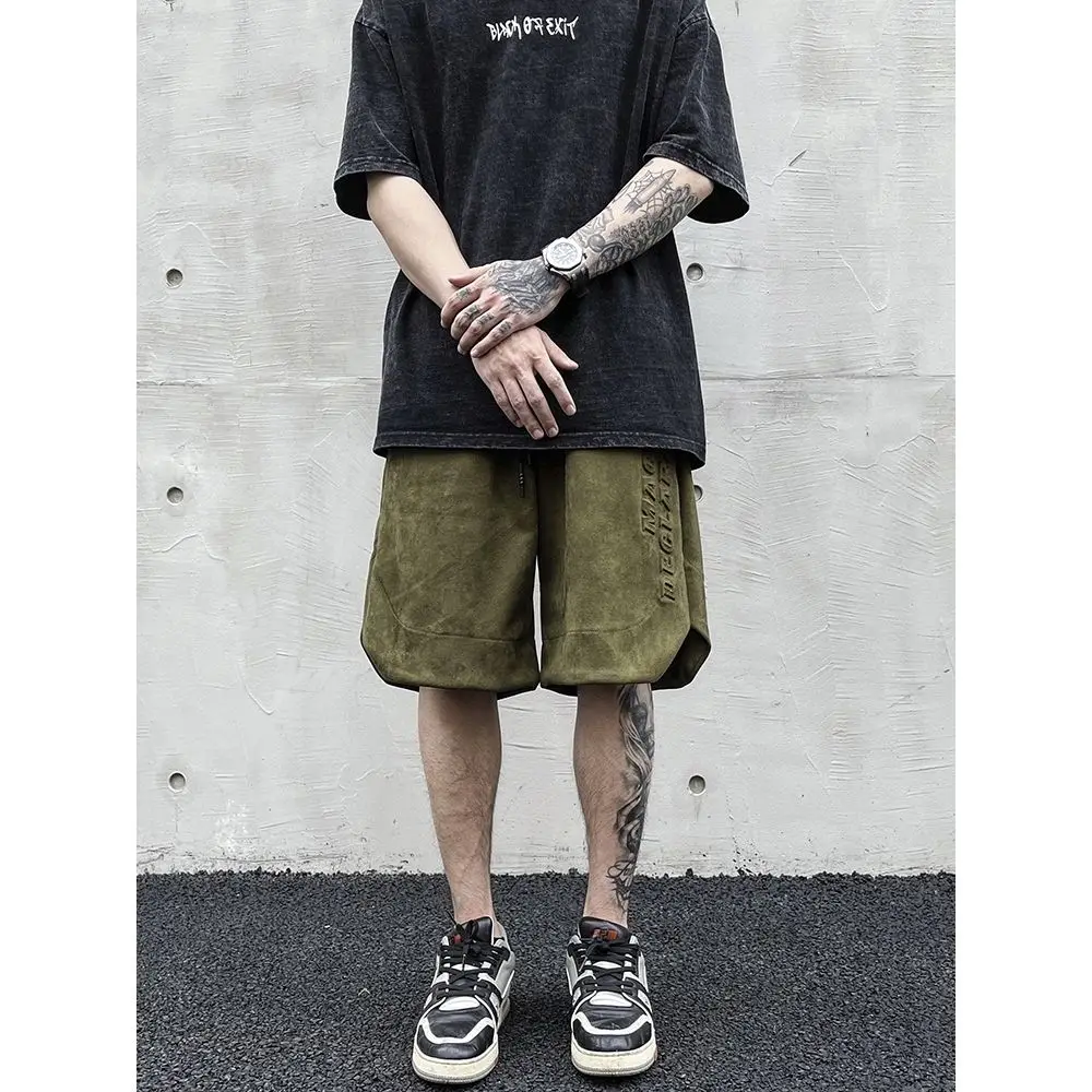 Men's Street Shorts Cotton Hip Hop Harajuku Summer Pants Casual Trendyol Y2k Women's Fashion Designer Baggy Wide Clothing