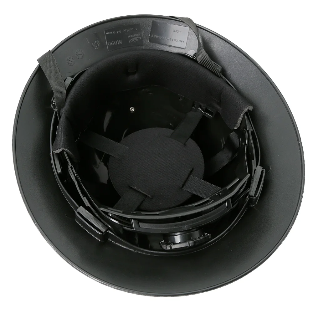 Safety Helmet Safety Helmet Wide Full Brim Hard Hat Lightweight High Strength Work Cap Construction Railway Metallurgy Mine With Light Stand