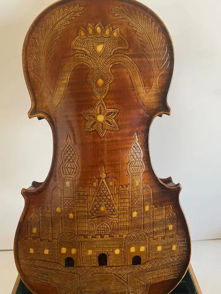 ☆Antonio Stradivari 1715 Copy 1PC 4/4 Sb043f7b23a174419b87d56f2d2829