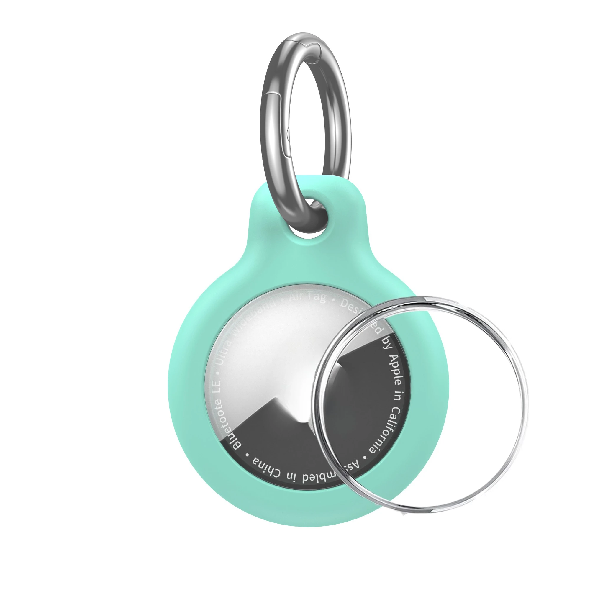 Enhanced AirTag Holder - Secure Wire Cable Keychain with Protective Case for Luggage, Keys, Backpacks, Pets