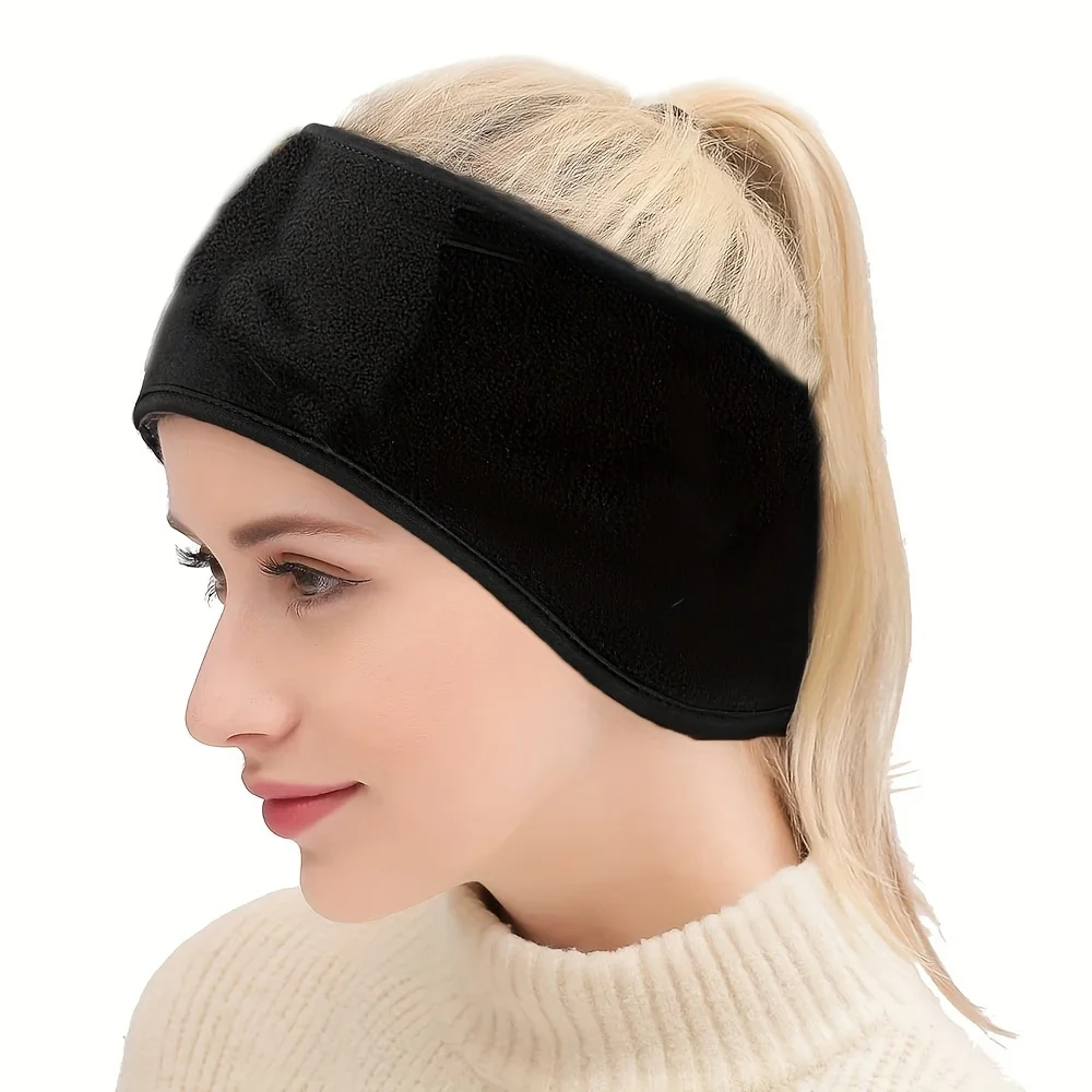 Warm Earmuffs Unisex Winter Headband Soft Windproof Ear Protection Thickened Warmth Sport Headband Running Cycling 1PCS