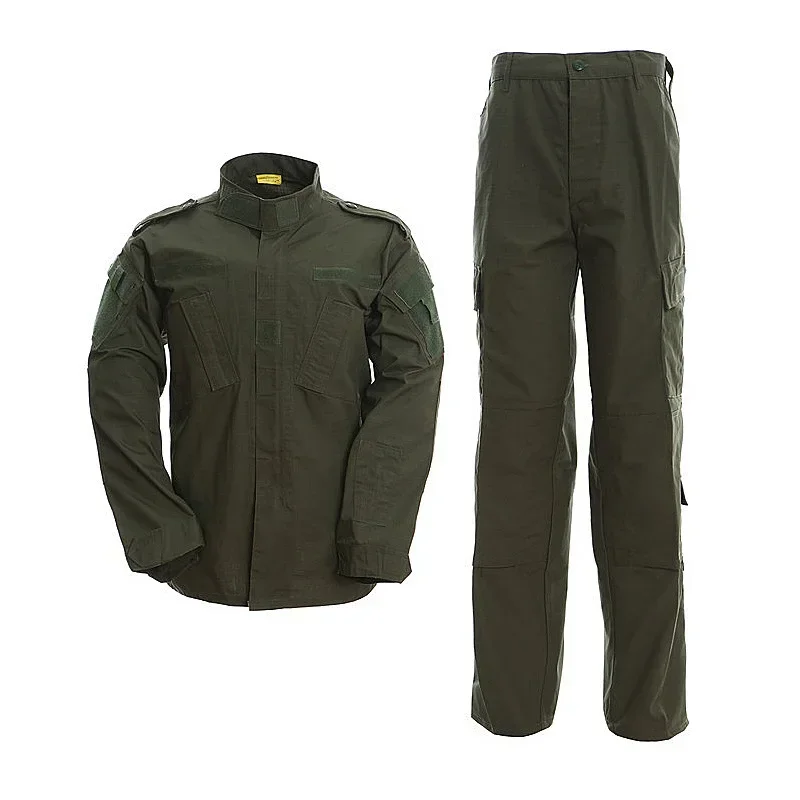 Tactical Camouflage Combat Uniform Set for Men - Shirt & Pants Suit for Airsoft and Hunting