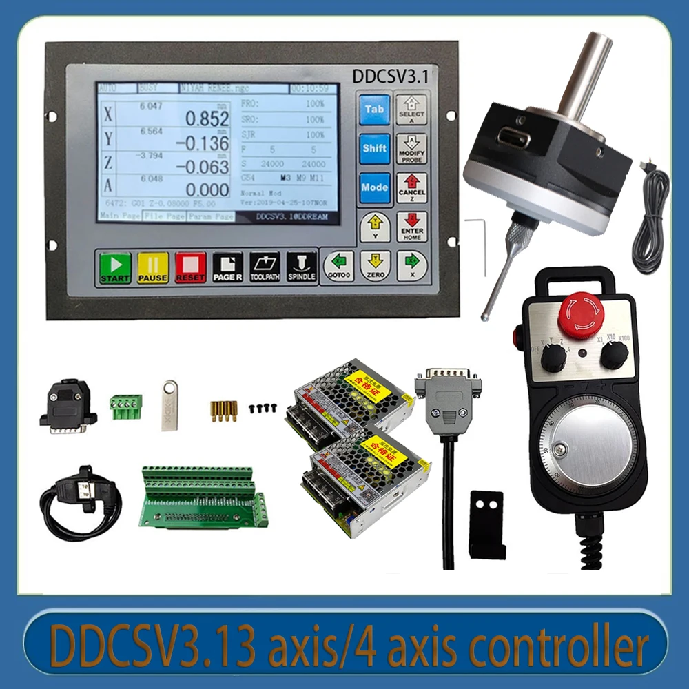 

Ddcsv3.1 3/4 осевой Usb интерфейс ЧПУ Автономный контроллер V6 анти-роликовый 3d сенсорный зонд обнаружитель кромок для гравировального и фрезерного станка