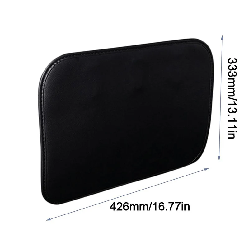 Car Seat Anti-kick Pad PU Leather Anti-Scratch Protector Waterproof Dirt-proof Protection Auto Seat Back Anti Kick Pad Universal car seat protector car door kick pad