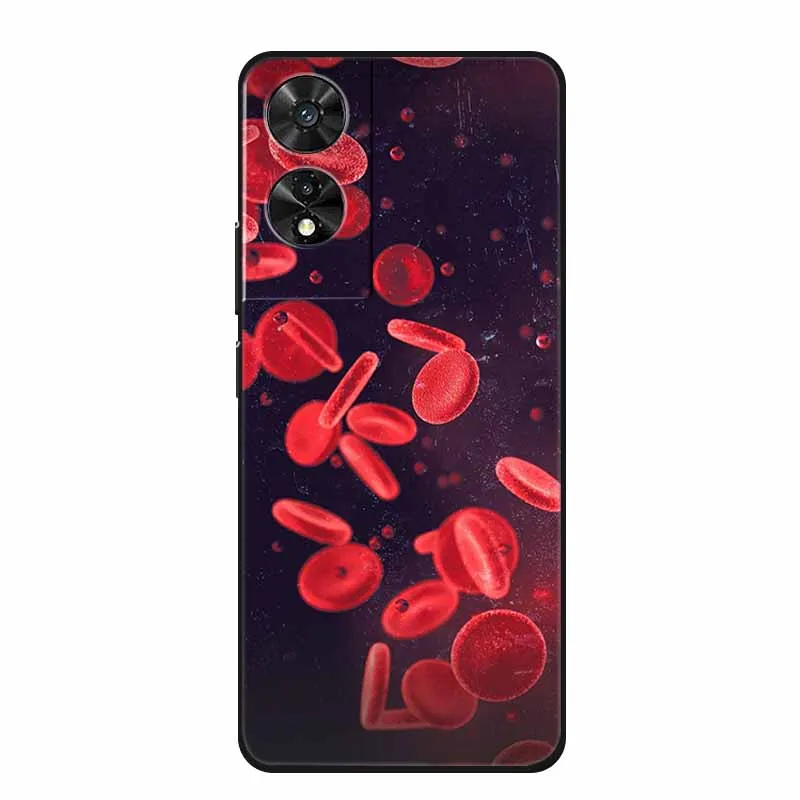 Black Geometric Silicone TPU Phone Case - Soft Back Cover Shield