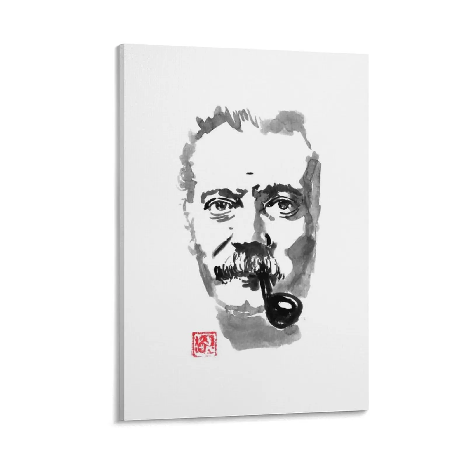 

georges brassens Canvas Painting Wall posters decorative frames wall room japanese room decor