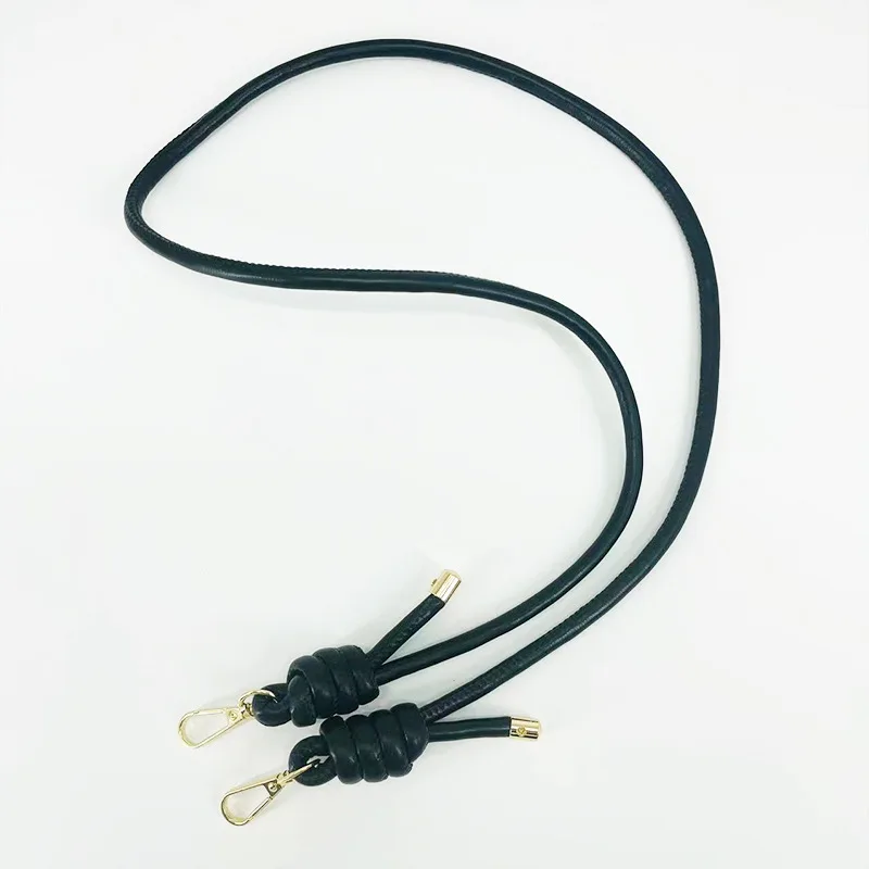 2pcs PU Leather Bag Strap DIY Replacement Bucket Bag Drawstring Rope Backpack Beam Pocket Purse Crossbody Strap Accessories