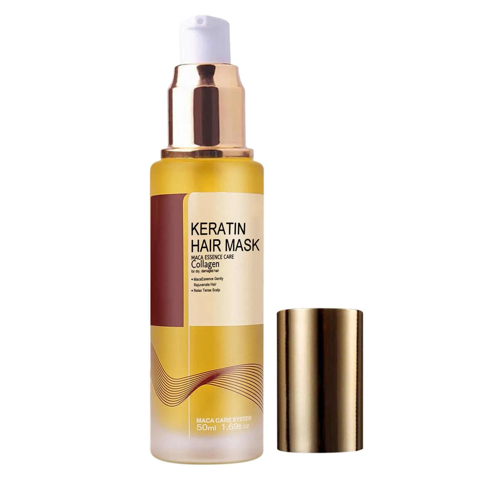 Collagen Hair Deep Conditioning All Hair Types Argan Oil Hair For Dry Damaged Hair 50ml Moisturizing Brighten Skin Care