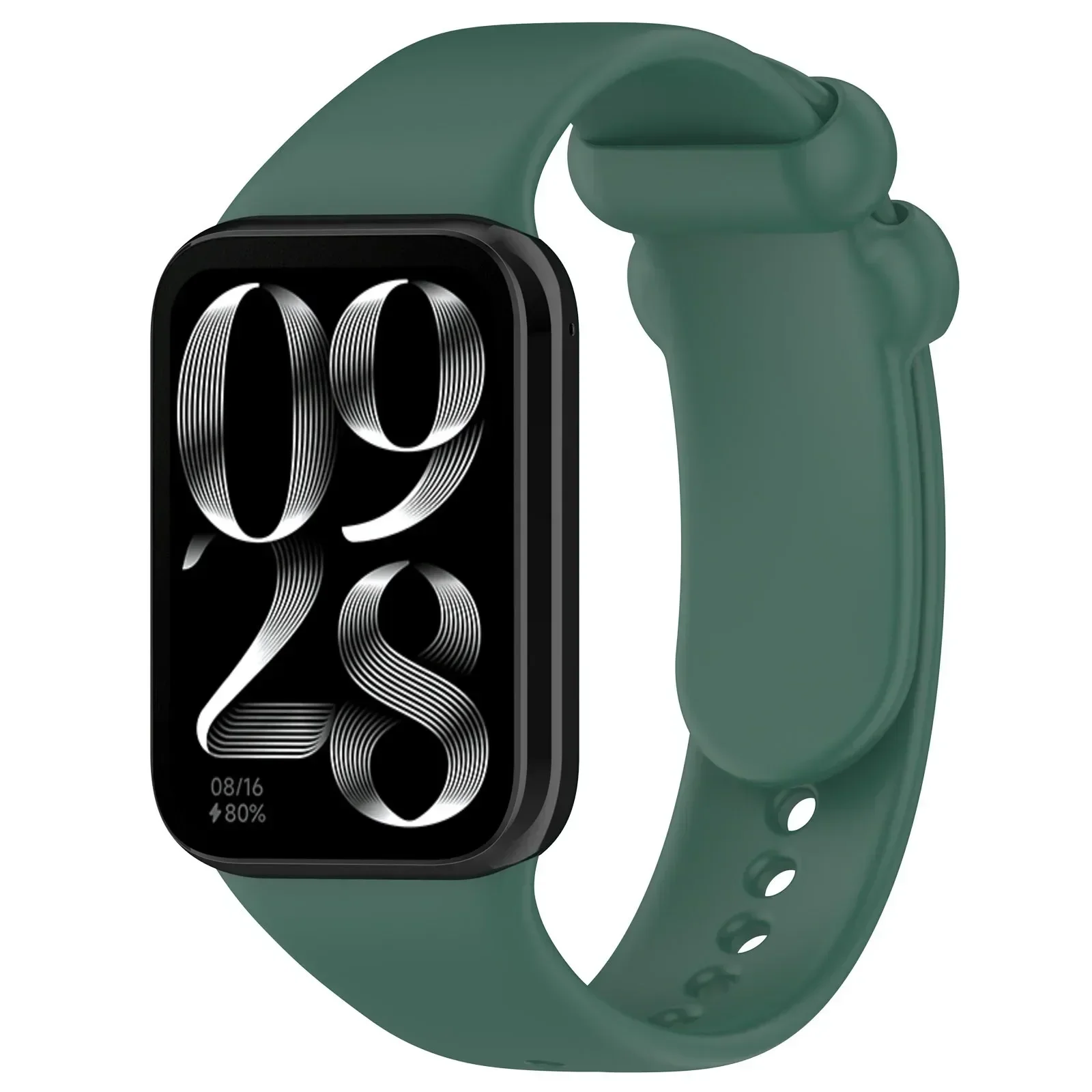 Silicone Sport Smartwatch Replacement Wristband - Adjustable Strap Bracelet Accessories