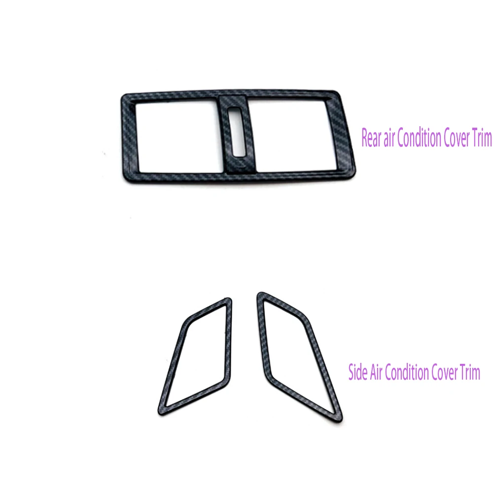 Interior Accessories ABS Carbon Side Air Condition Vent Outlet Cover