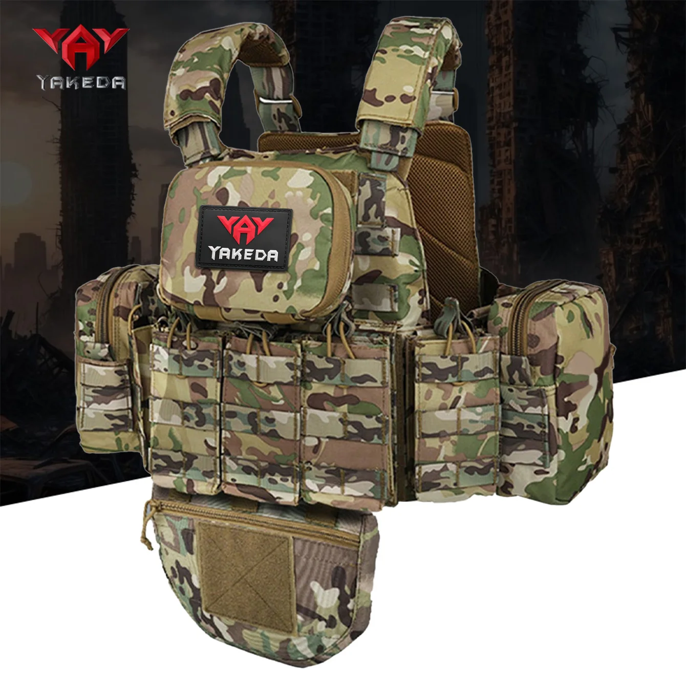 Hunting Vest with Multiple Storage Bags for Training