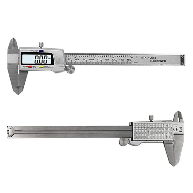

AT14 измерительный инструмент цифровой штангенциркуль 6 дюймов 150 мм измерительный инструмент штангенциркуль с нониусом