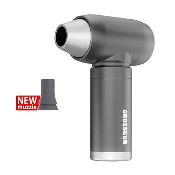 무선 휴대용 미니 팬 헤어 드라이어, 나뭇잎 날리는 강력한 집진기, BBQ 도구, 고속 송풍기, 야외 USB 충전