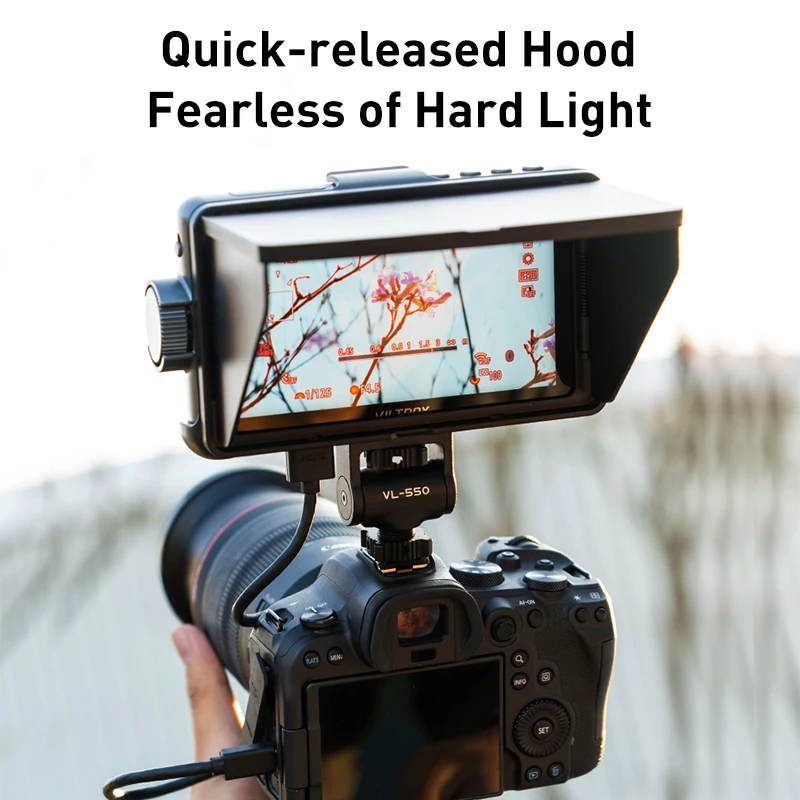 Viltrox DC 550 Pro ポータブルモニター 5.5 インチ 4K 30HZ HDMI 1.4