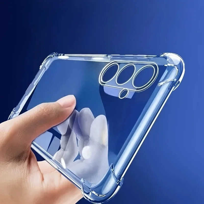 Transparent Soft TPU Silicone Back Cover Phone Case
