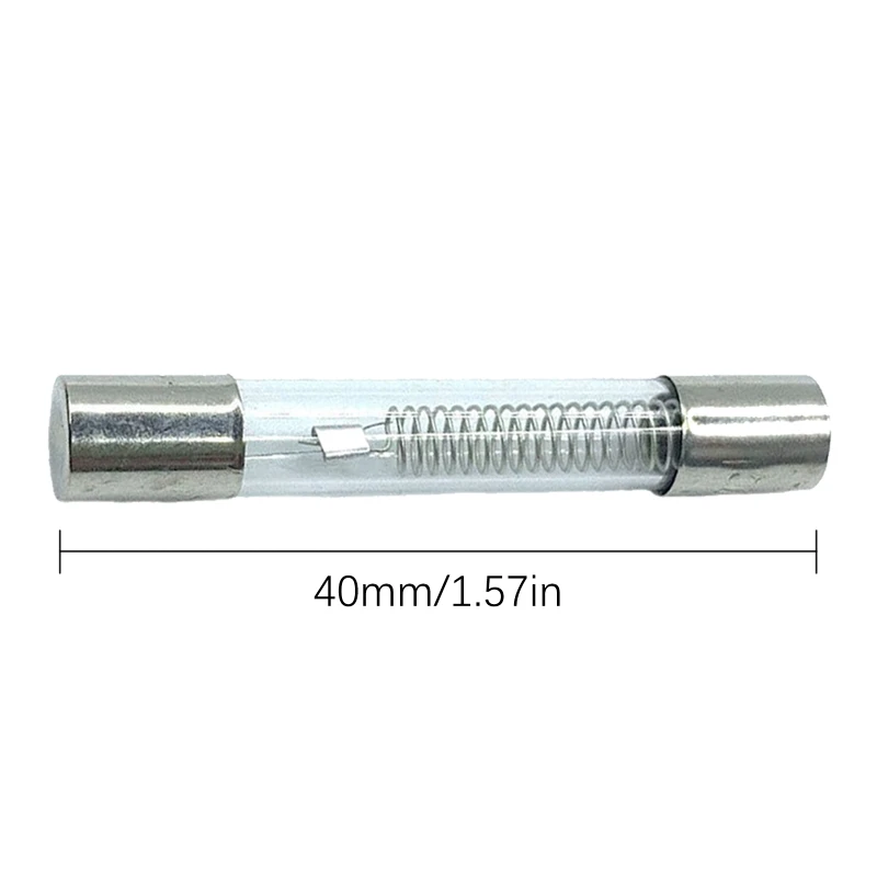10Pcs 6x40mm Microwave Oven High Voltage Fuse Tubes 0.65A 0.75A 0.8A 0.9A 5KV for Microwave Oven Replacement