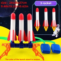 Kids Rocket Launcher Step Pump Power Air Pressed Stomp Outdoor Family Games Skyrocket Birthday Gifts Sports Toys For Children 6