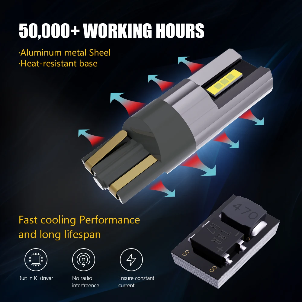 ڵ ׸   ȣ  ȣ , 2x W5W T10 LED , ĵ 1860SMD 6000K 168 194 LED 5W5, 12V  