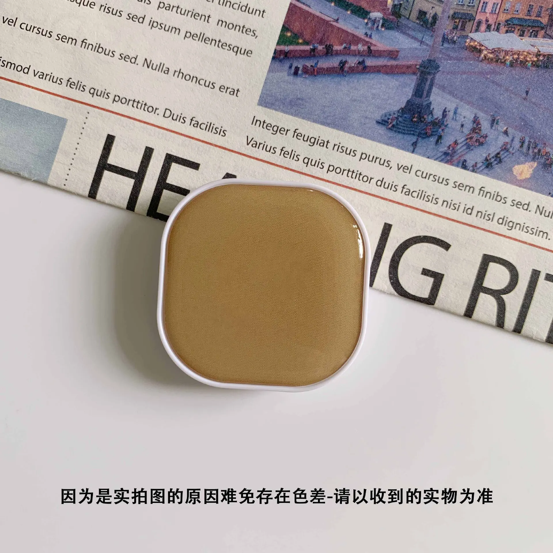 Chic Square Pop-Up Phone Grip and Stand Accessory