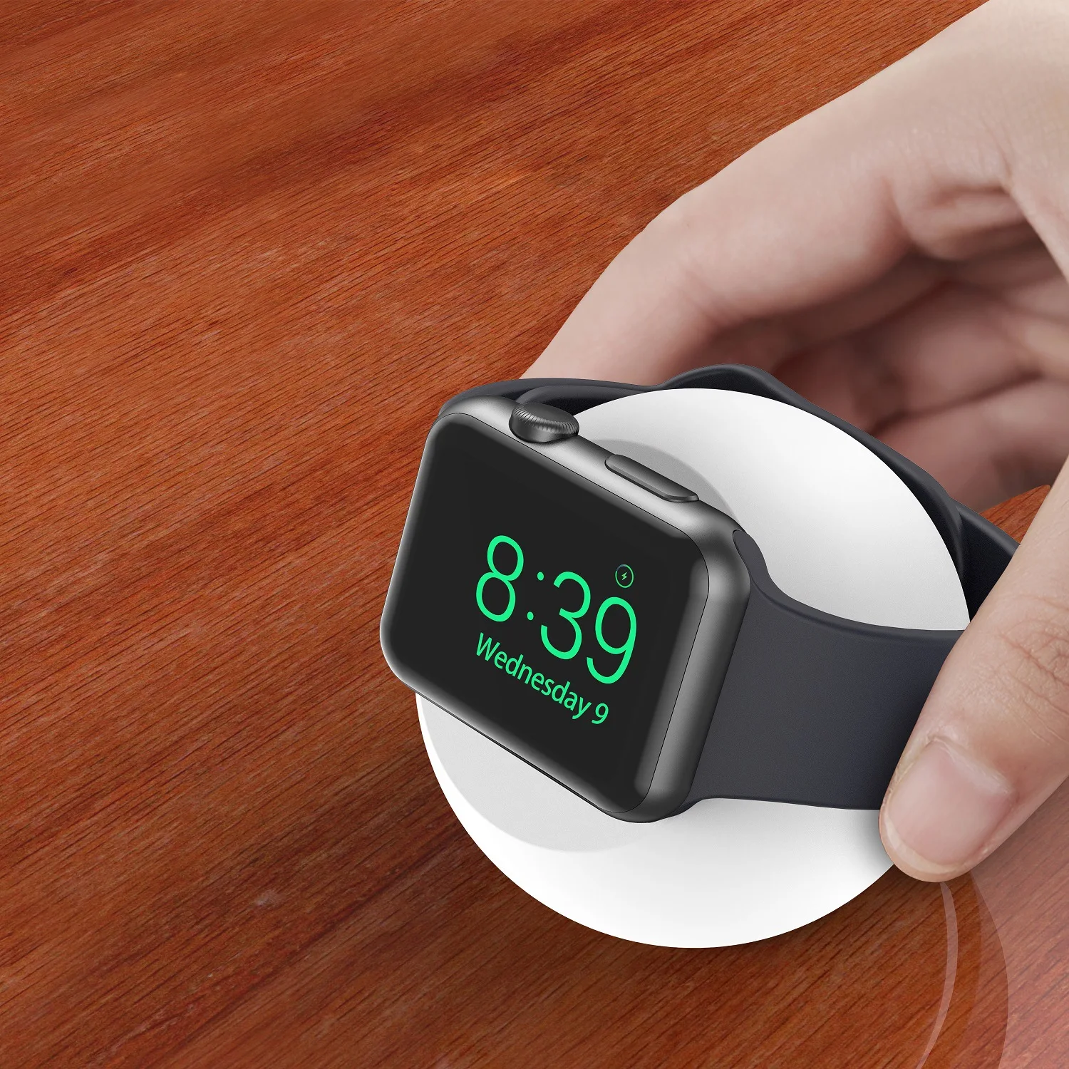 Charger Stand For Apple Watch Series 10 9 8 Ultra 7 6 5 4 3 2 Charger Dock Station Silicone Bracket Iwatch Charging Cable Holder