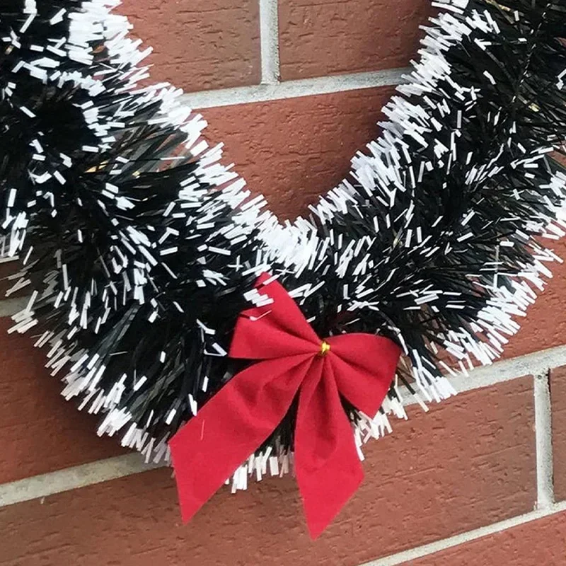 2M Christmas Wreath Wall Door Decor Ribbon Bowknot