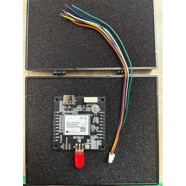 ZED-F9P RTK High Precision GNSS GPS Module with USB Multi-Band Fast RTK Fix ZED-F9P-01B-01 for Drones with GNSS Antenna 4