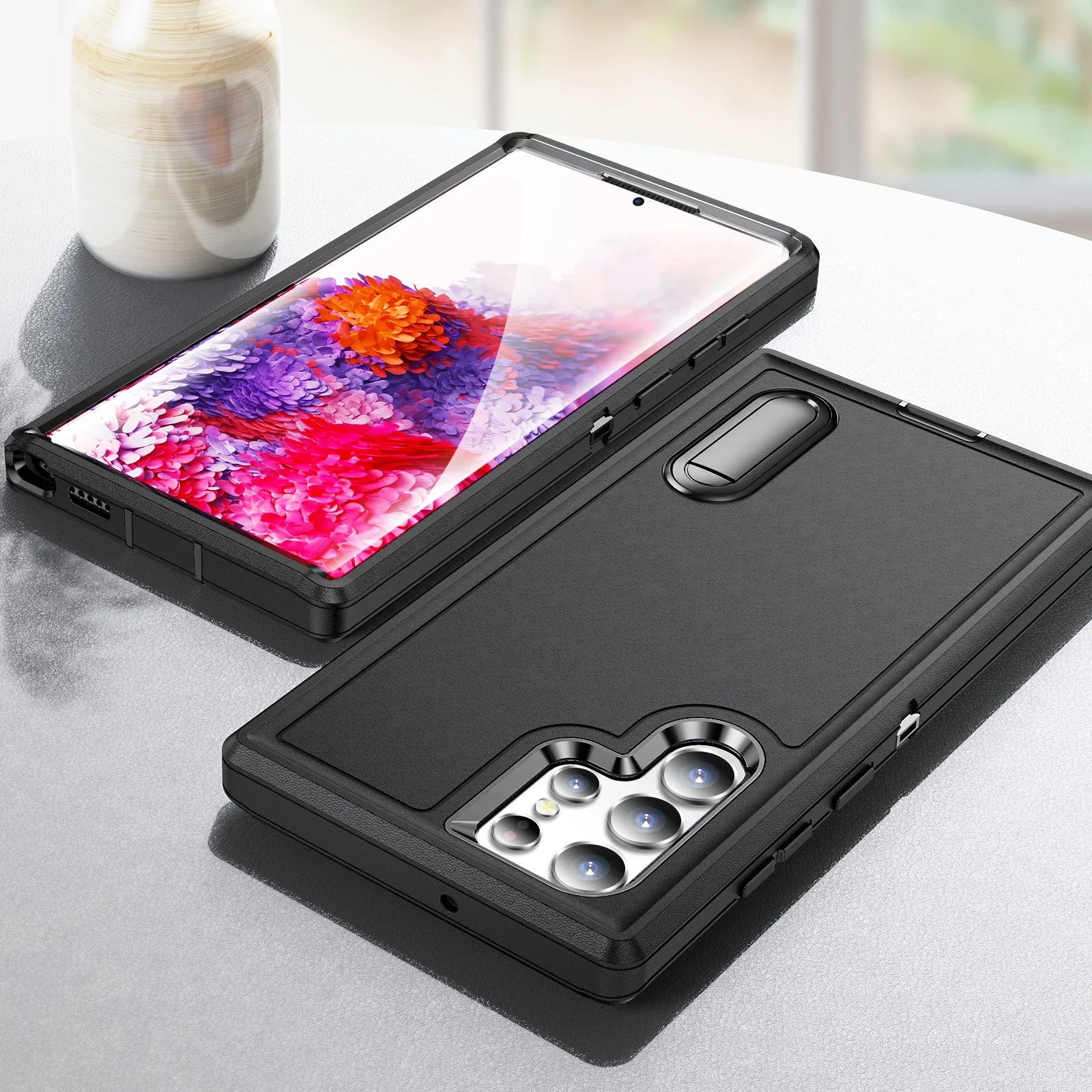 Multi-Function Stand Bracket Phone Case with Enhanced Protection