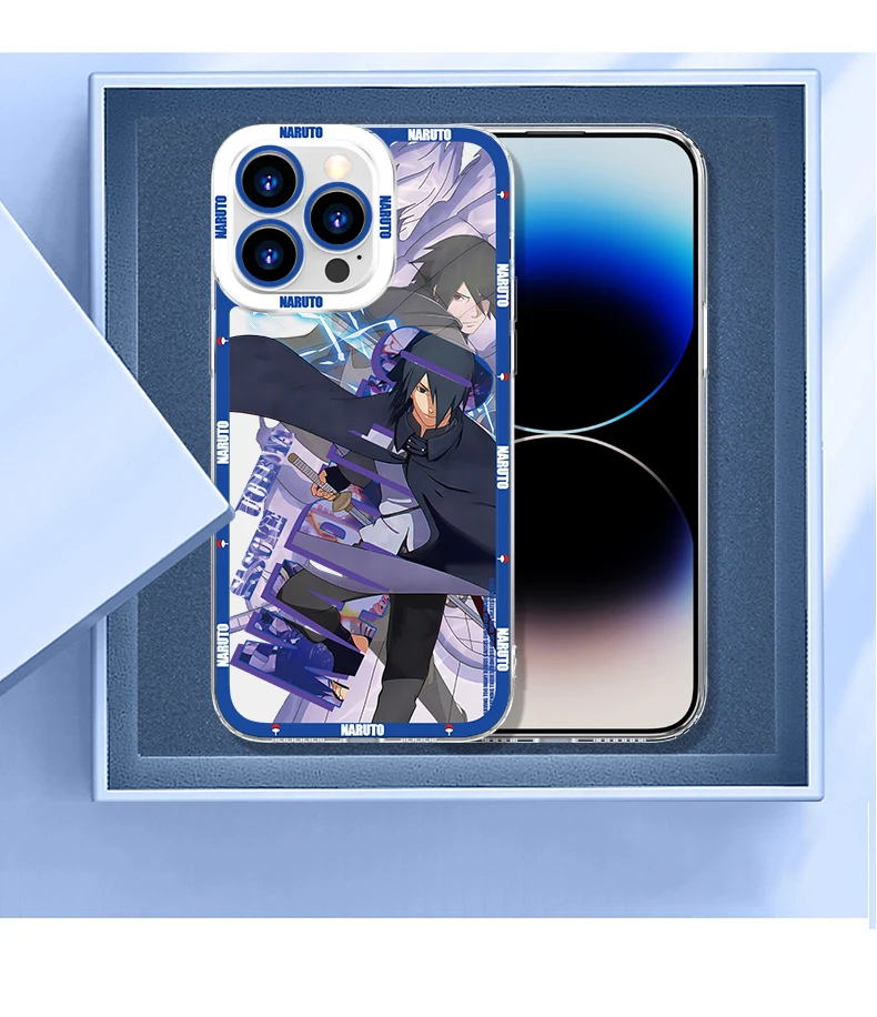 Anime Narutos Phone Case For iPhone 15 14 Pro Max 13 12 Mini 11 15ProMax XR XS X 8 7 6 6S Plus SE 2020 Soft Silicone Cover Funda