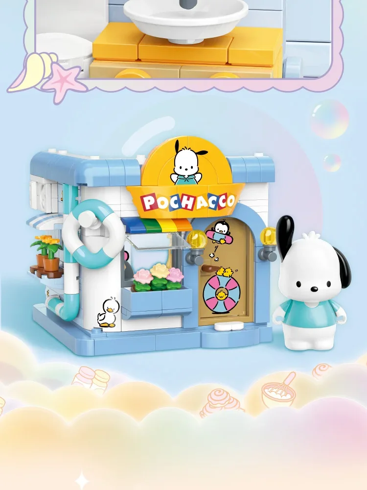Sanrio Building Blocks Toy, Hello Kitty Cinnamoroll,