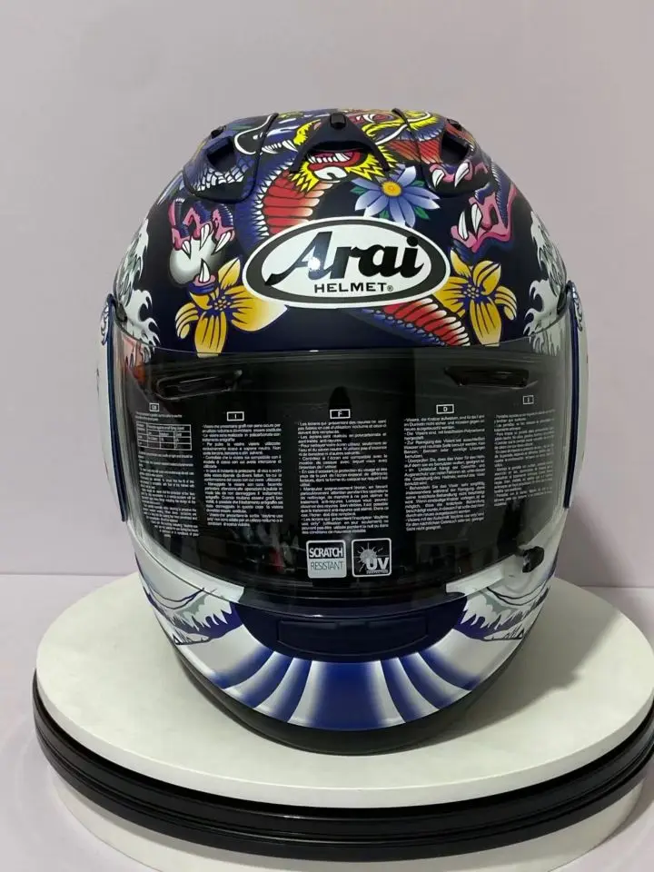 Motorcycle Helmet RX7 Oriental Flat 