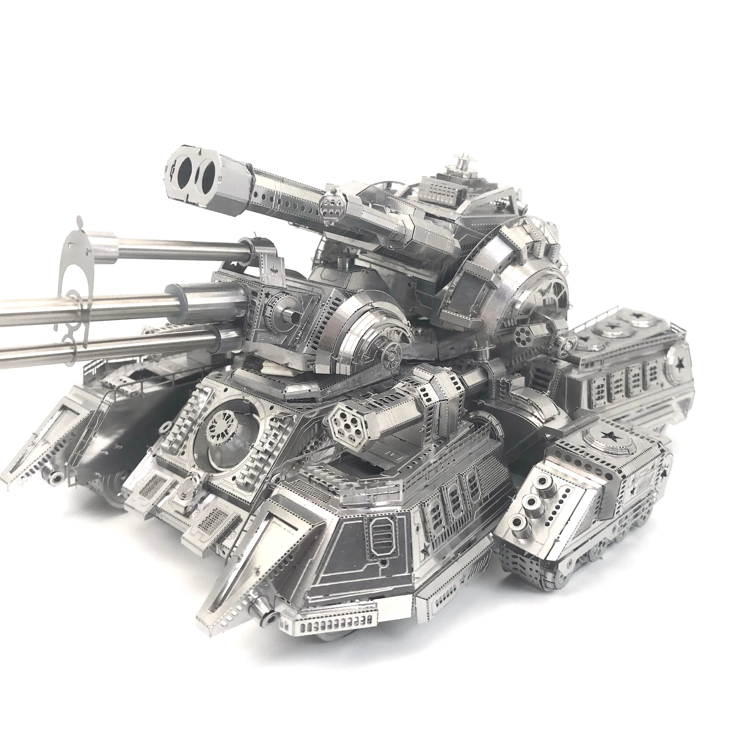 Металлическая 3D модель DIY Tank KV2 Super tank лазерная вырезка головоломка игрушки для