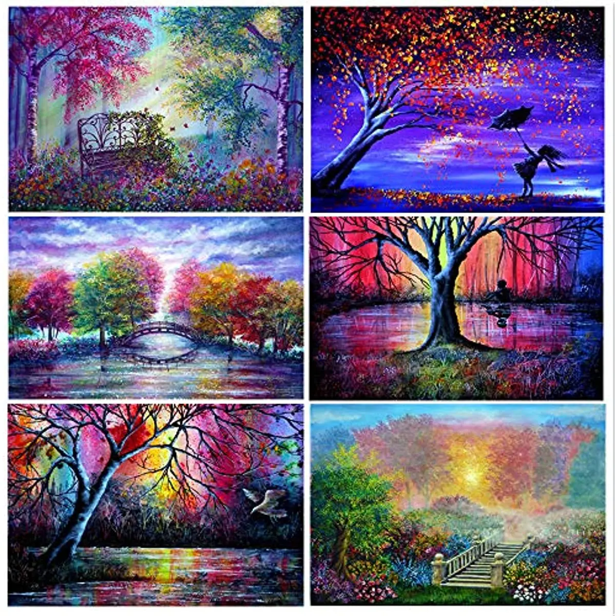

5D Diamond Painting Kit DIY Full Diamond Embroidery Landscape Crystal Cross Handicraft Art GemstonesUsed Home Wall Decoration