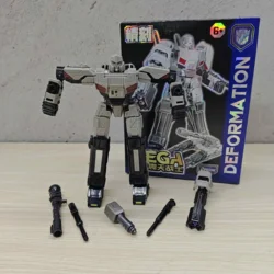 In Stock JINGKE Transformation Tank Megatron Action Figure - 18cm Robot Toy for Children (JK13 WITH BOX)