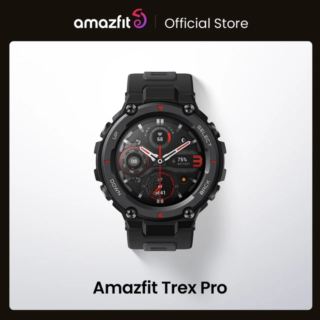 New Amazfit T-Rex Trex Pro T Rex GPS Outdoor Smartwatch Waterproof 18-day  Battery Life